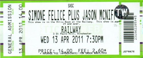 Simone Felice ticket