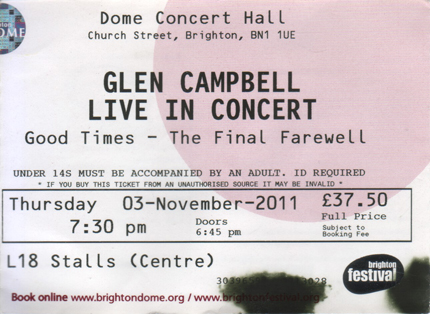 Glen ticket