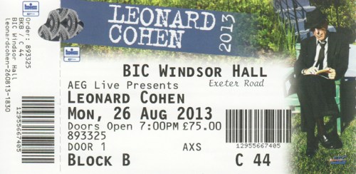 Cohen ticket