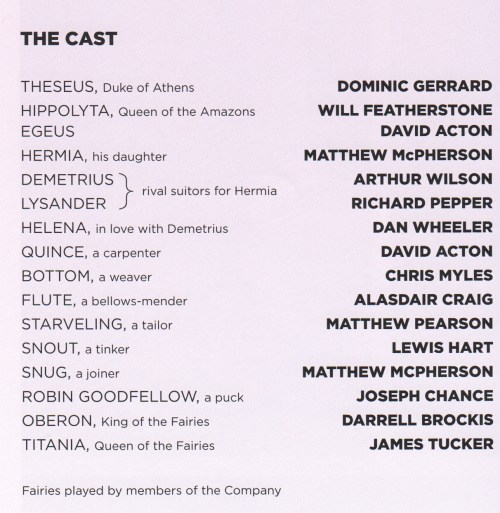 A Midsummer cast Propellor