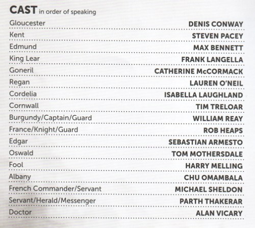 Lear cast