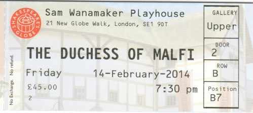 Duchess of Malfi ticket