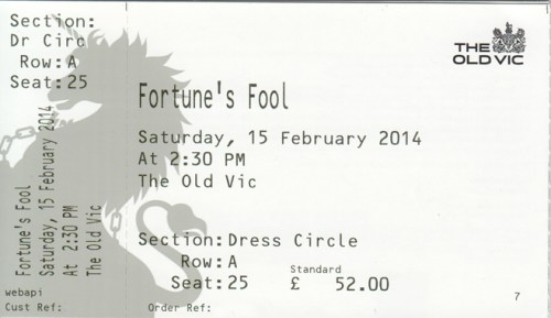 Fortunes Fool ticket