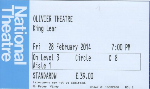 King Lear tickt NT