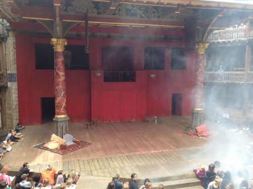 Antony & Cleo red stage