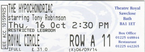 The Hypochondriac ticket