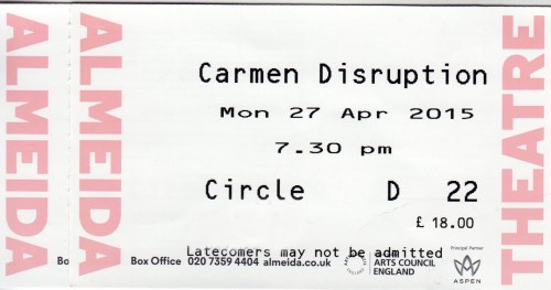 Carmen Disruption ticks