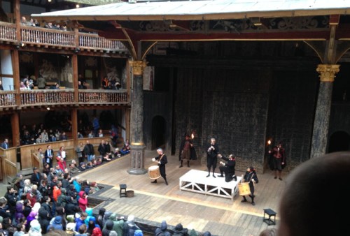 Merchant of Venice Globe set