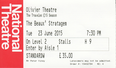 Beaux Strat ticket