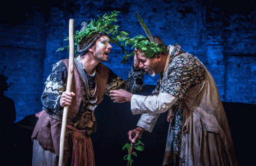 Ben-Whishaw-and-Kevin-Harvey-in-Bakkhai.-Almeida-Theatre.-Credit-Marc-Brenner