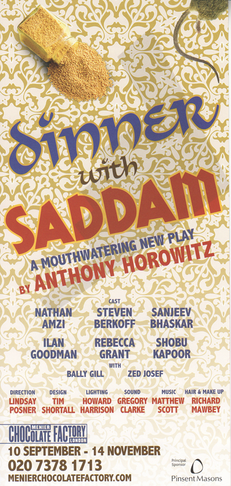 Diner with Saddam flyer