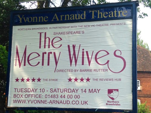 Merry Wives sign