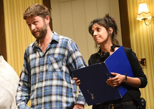 4A_-_Orlando_Wells_(Lloyd)_and_Ritu_Arya_(Poppy)_-_Noises_Off_April_2016