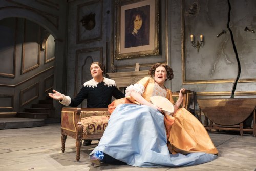 L-to-R-Mathew-Horne-and-Katy-Wix-in-The-Miser.-Credit-Helen-Maybanks.