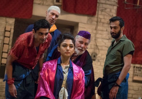 'The Captive Queen' Play performed in the Sam Wanamaker Theatre at Shakespeare's Globe, London, UK