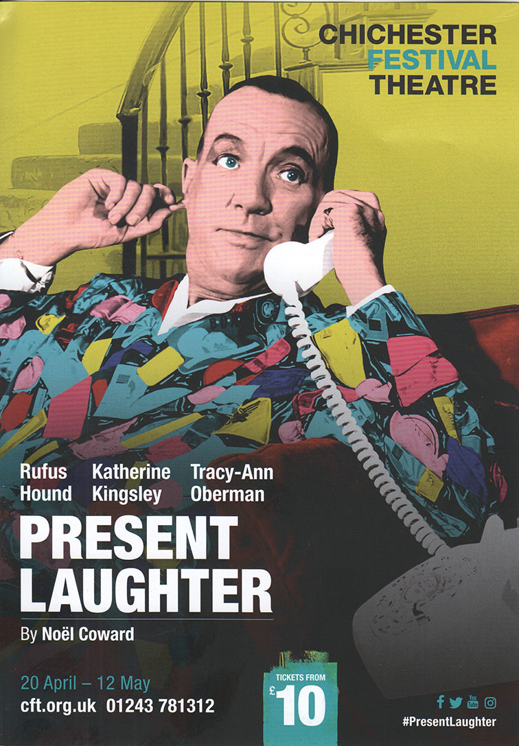 Present Laughter flier