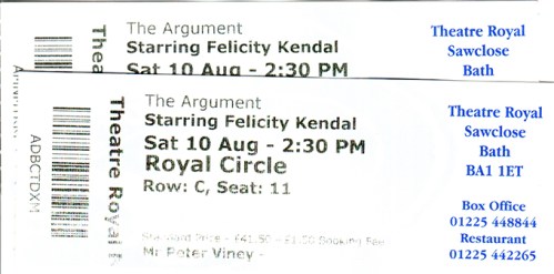 Argument tickets