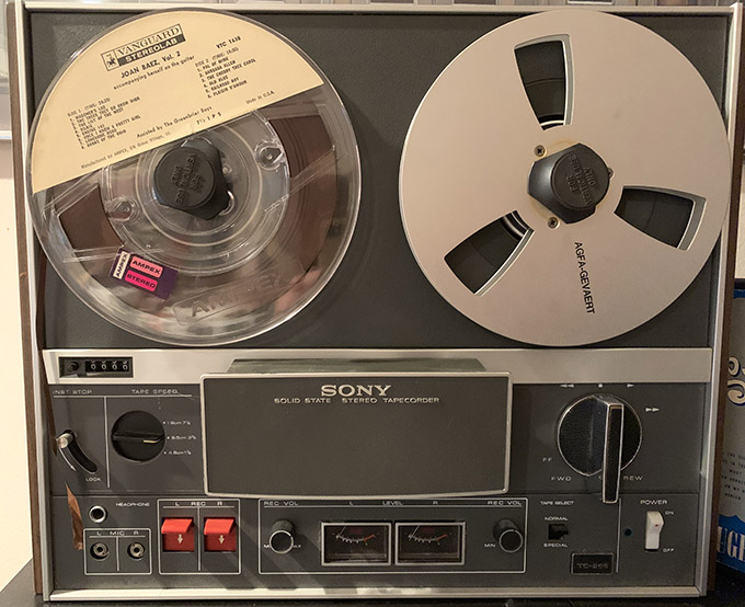 Open reel tape