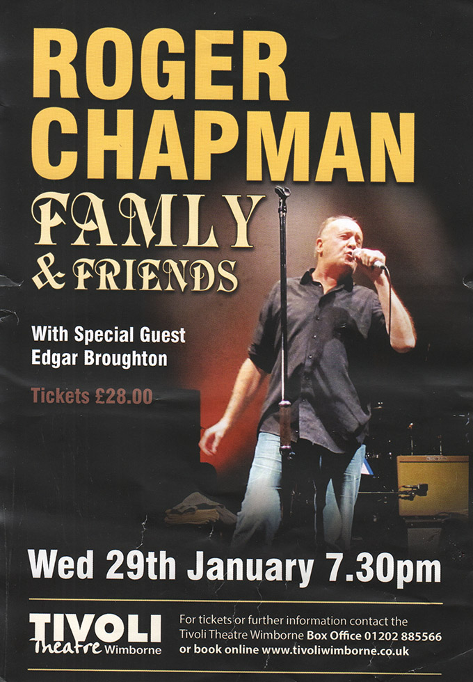 Roger Chapman flier